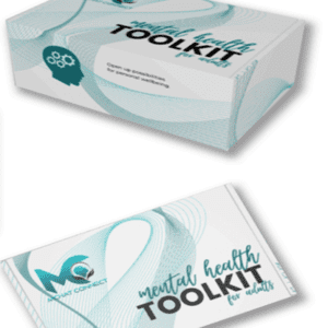 A box and a package of mental health toolkit for adults.
